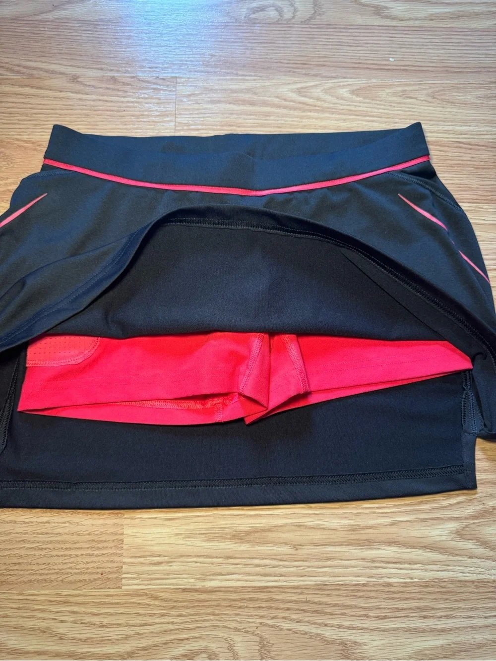 Adidas Black and Pink Tennis Skirt